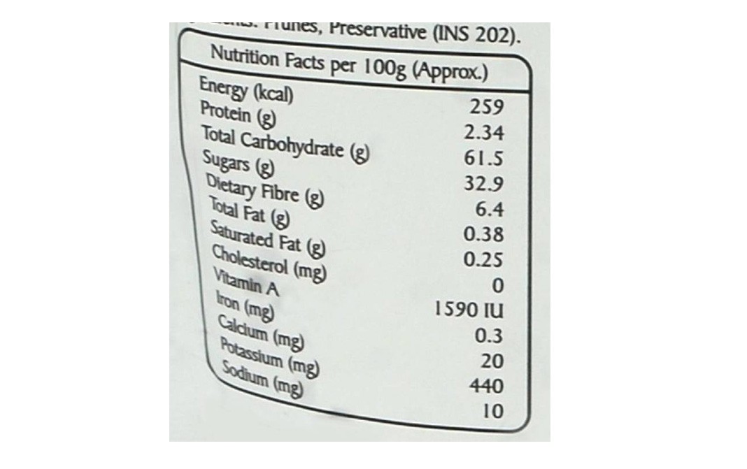 Neo Premium California Prunes, Pitted Dried Plums   Pack  210 grams
